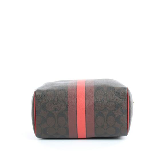 Coach Varsity Stripe Bennett Satchel Bag - Picture 6 of 8